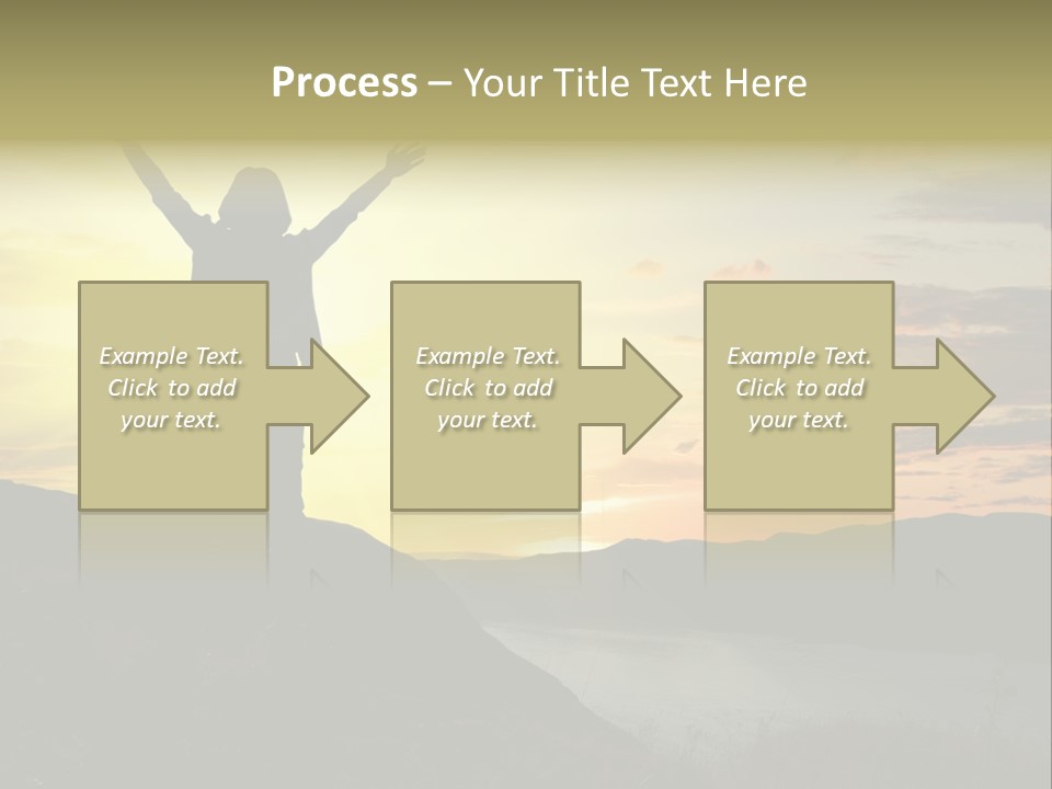 Positivity Sun Women PowerPoint Template