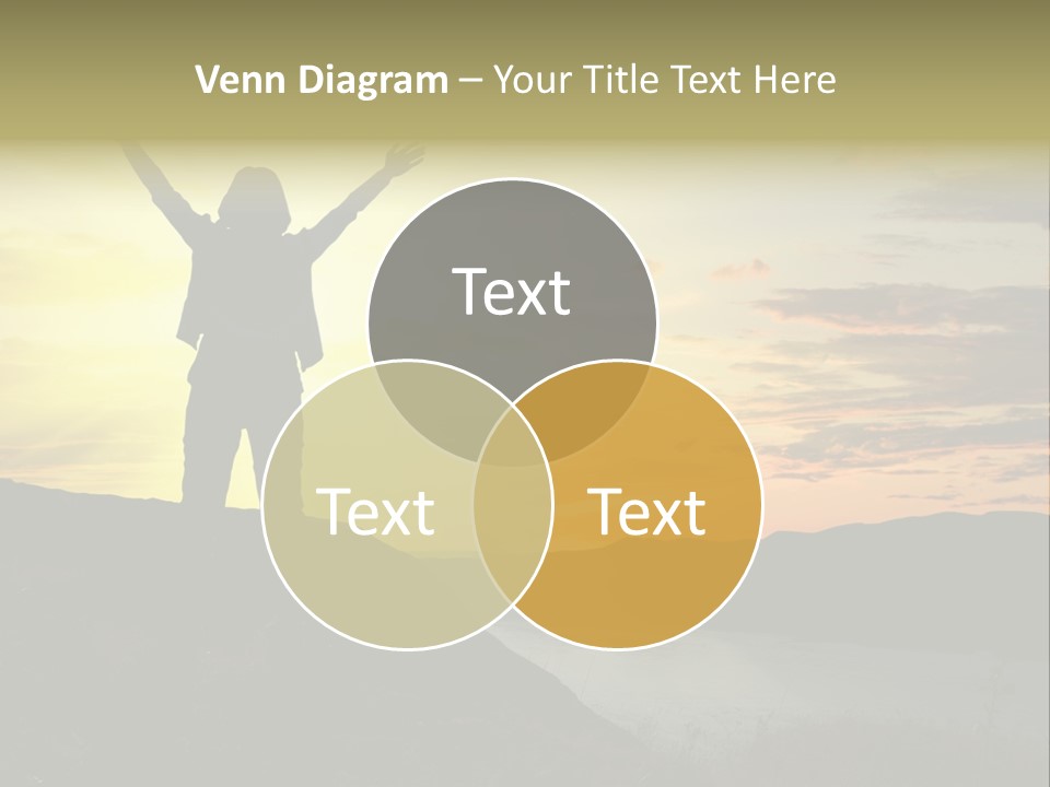 Positivity Sun Women PowerPoint Template