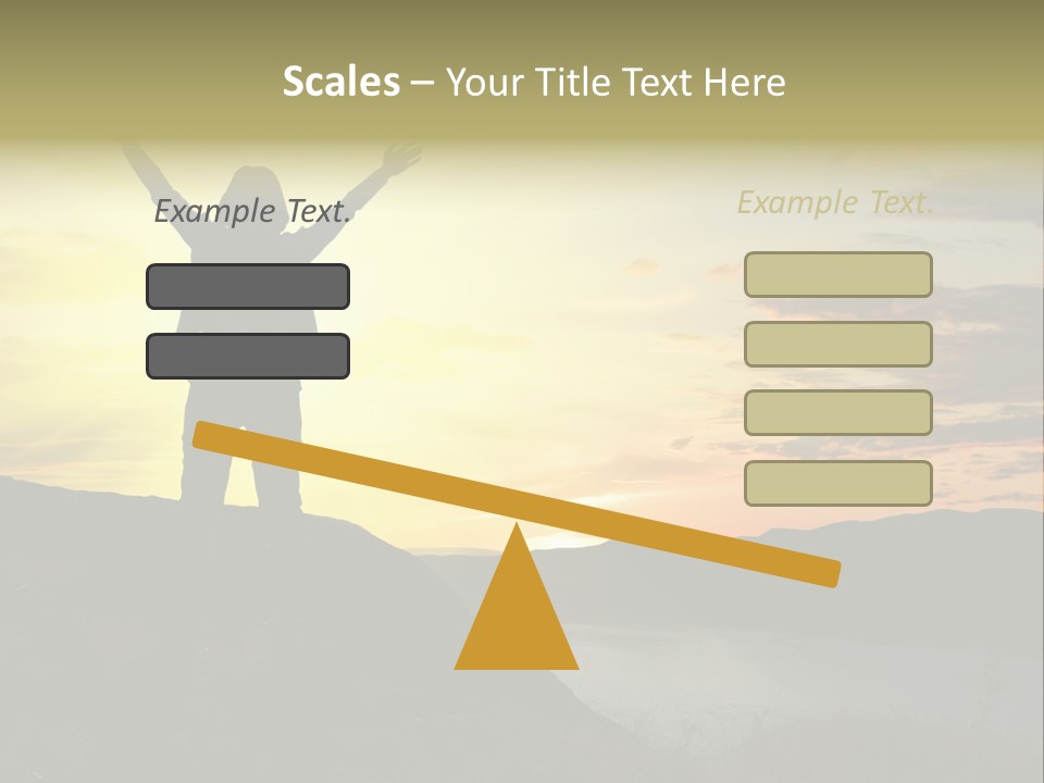 Positivity Sun Women PowerPoint Template