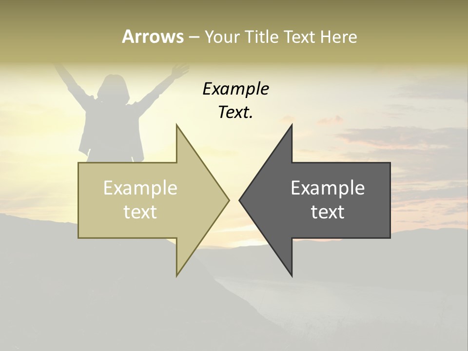 Positivity Sun Women PowerPoint Template