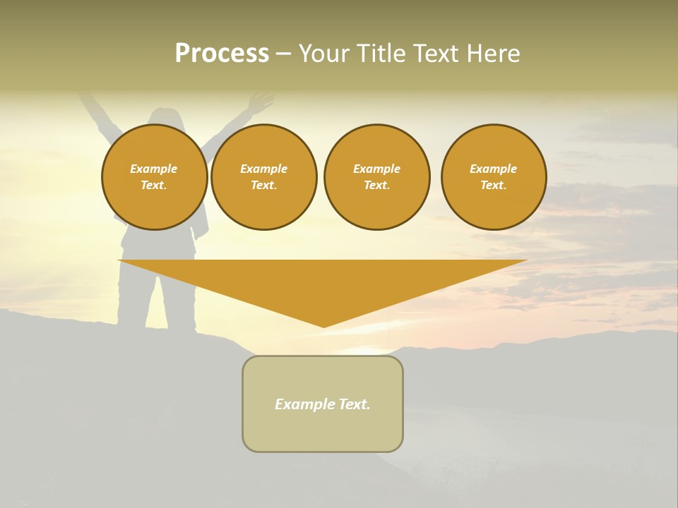 Positivity Sun Women PowerPoint Template