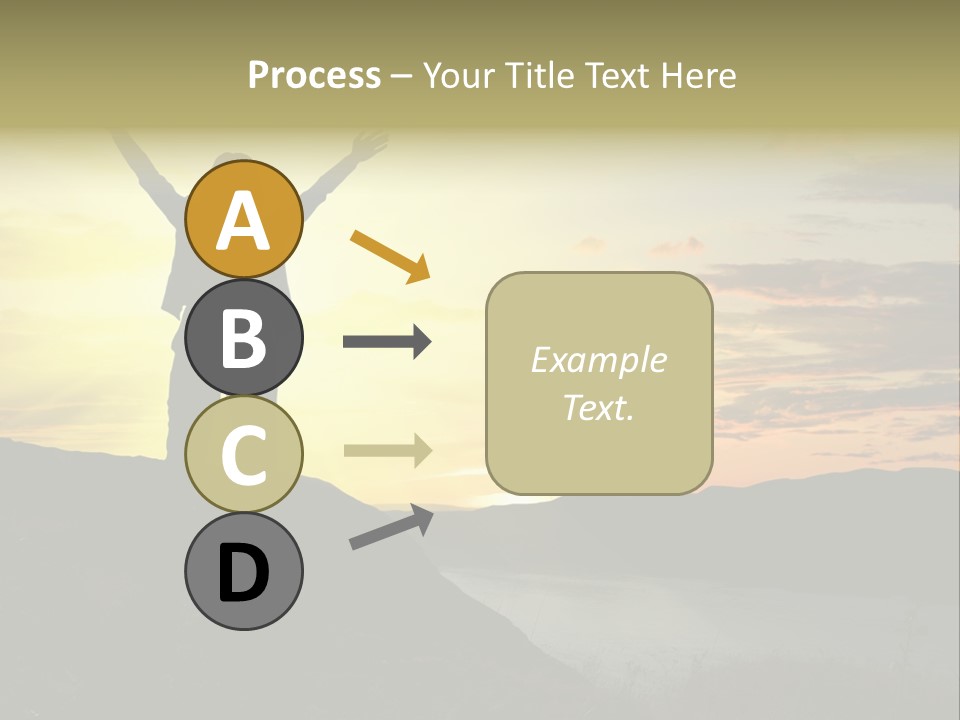 Positivity Sun Women PowerPoint Template