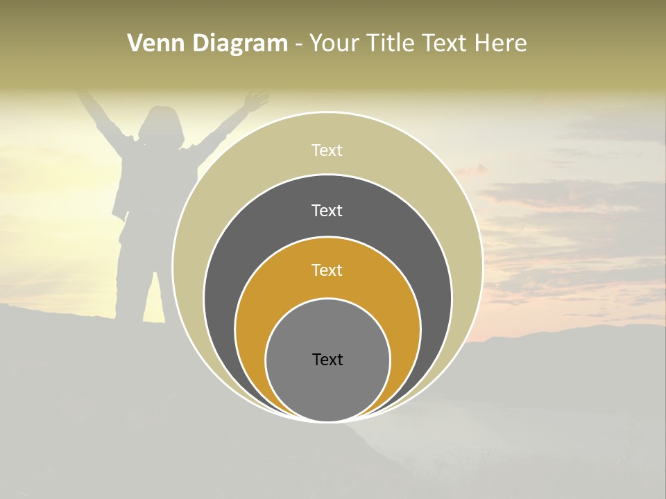 Positivity Sun Women PowerPoint Template