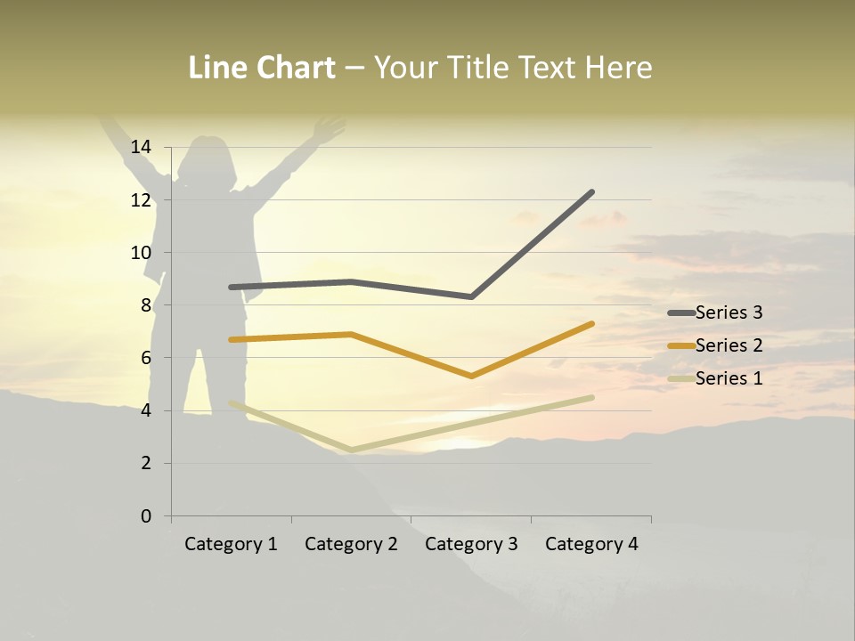 Positivity Sun Women PowerPoint Template