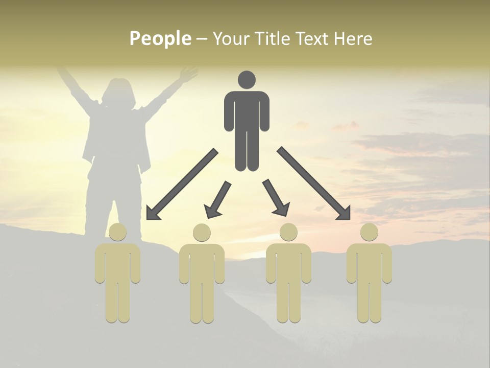 Positivity Sun Women PowerPoint Template