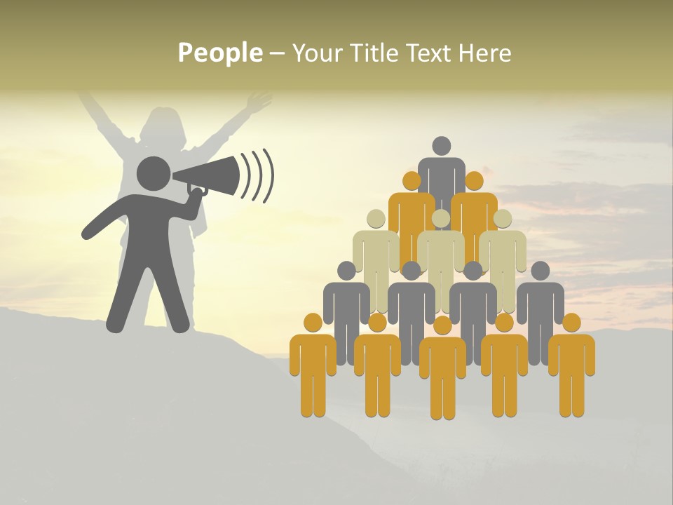 Positivity Sun Women PowerPoint Template