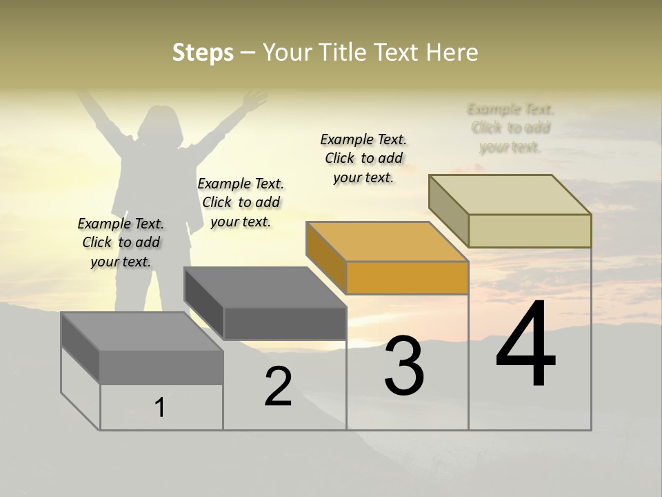 Positivity Sun Women PowerPoint Template