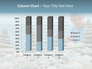 Child Symbol Pebble PowerPoint Template