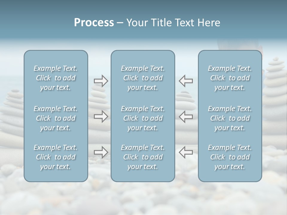 Child Symbol Pebble PowerPoint Template