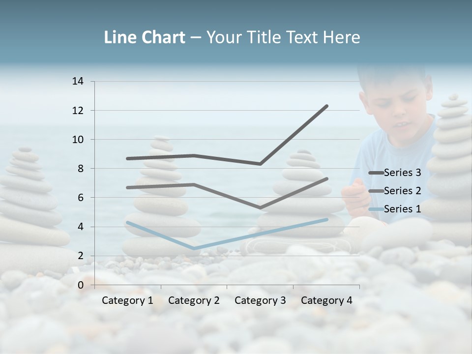 Child Symbol Pebble PowerPoint Template