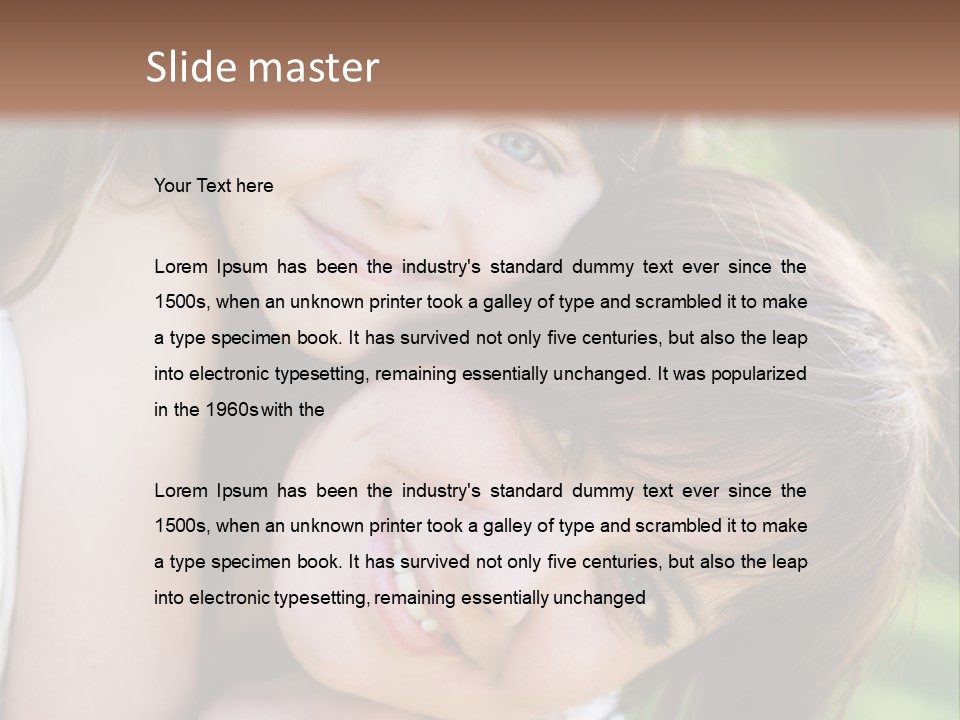 Field Cheerful Child PowerPoint Template