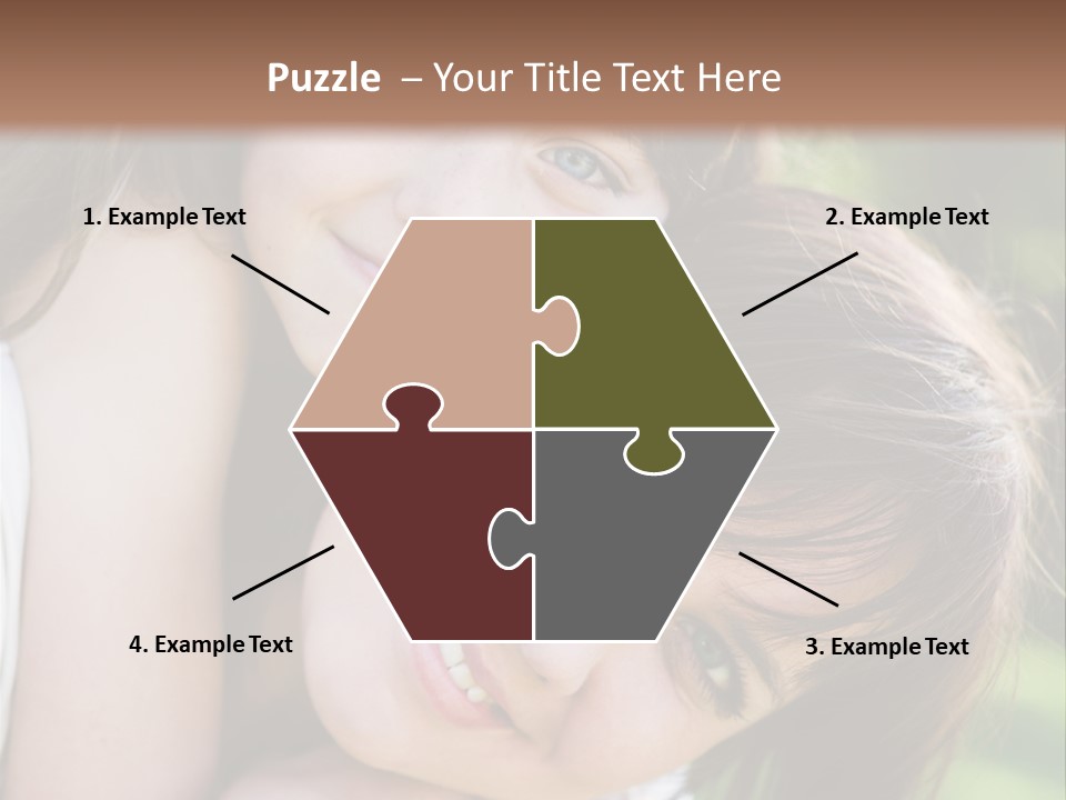 Field Cheerful Child PowerPoint Template