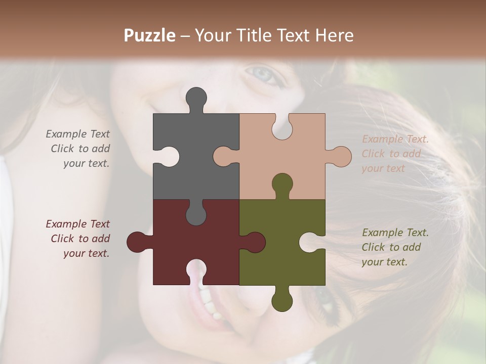 Field Cheerful Child PowerPoint Template