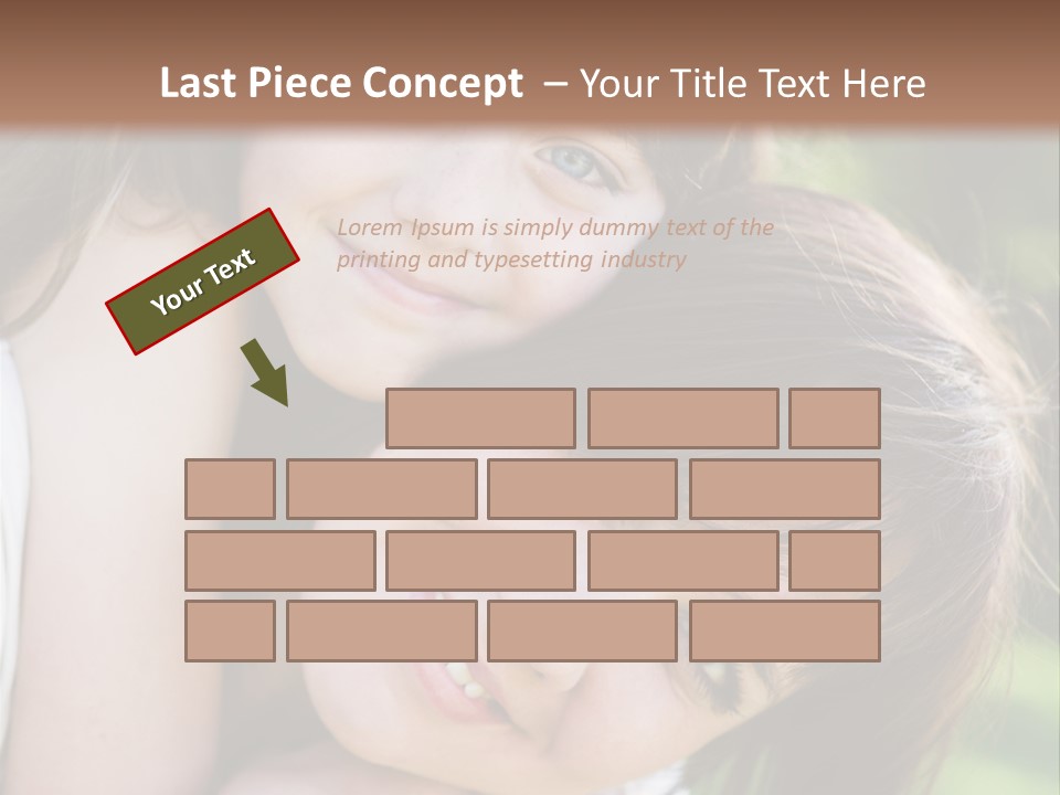 Field Cheerful Child PowerPoint Template