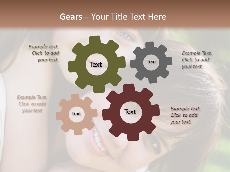 Field Cheerful Child PowerPoint Template