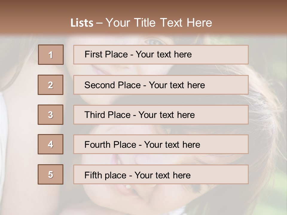 Field Cheerful Child PowerPoint Template