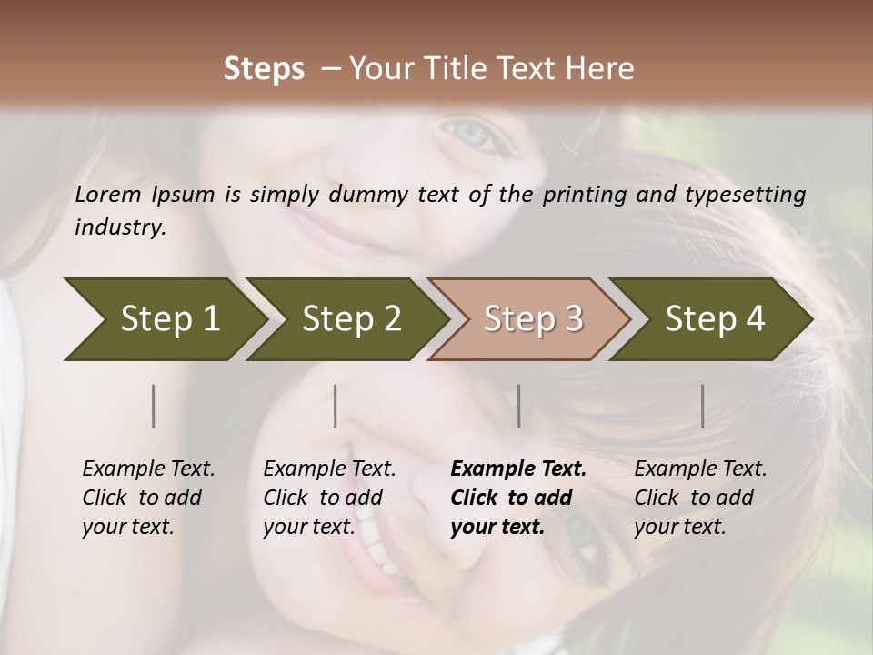 Field Cheerful Child PowerPoint Template