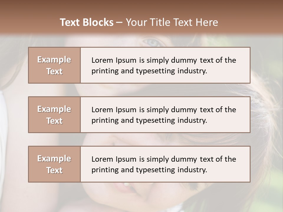 Field Cheerful Child PowerPoint Template