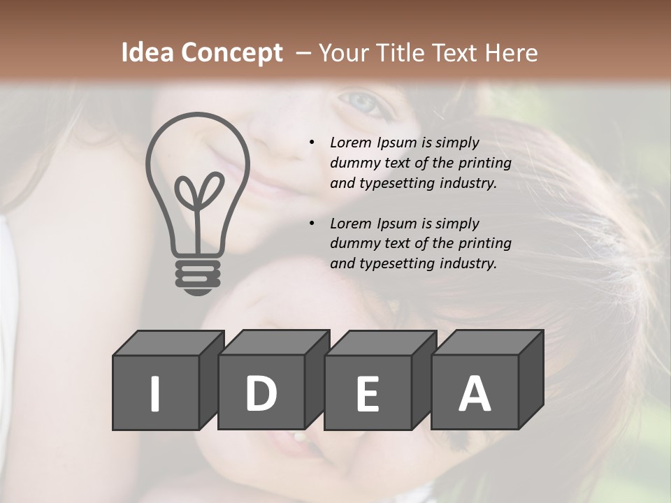 Field Cheerful Child PowerPoint Template