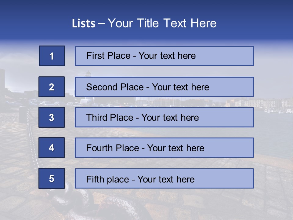 Travel Coast Shoreline PowerPoint Template