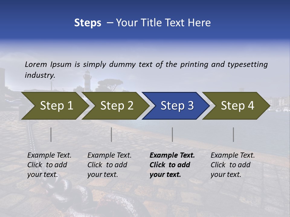 Travel Coast Shoreline PowerPoint Template