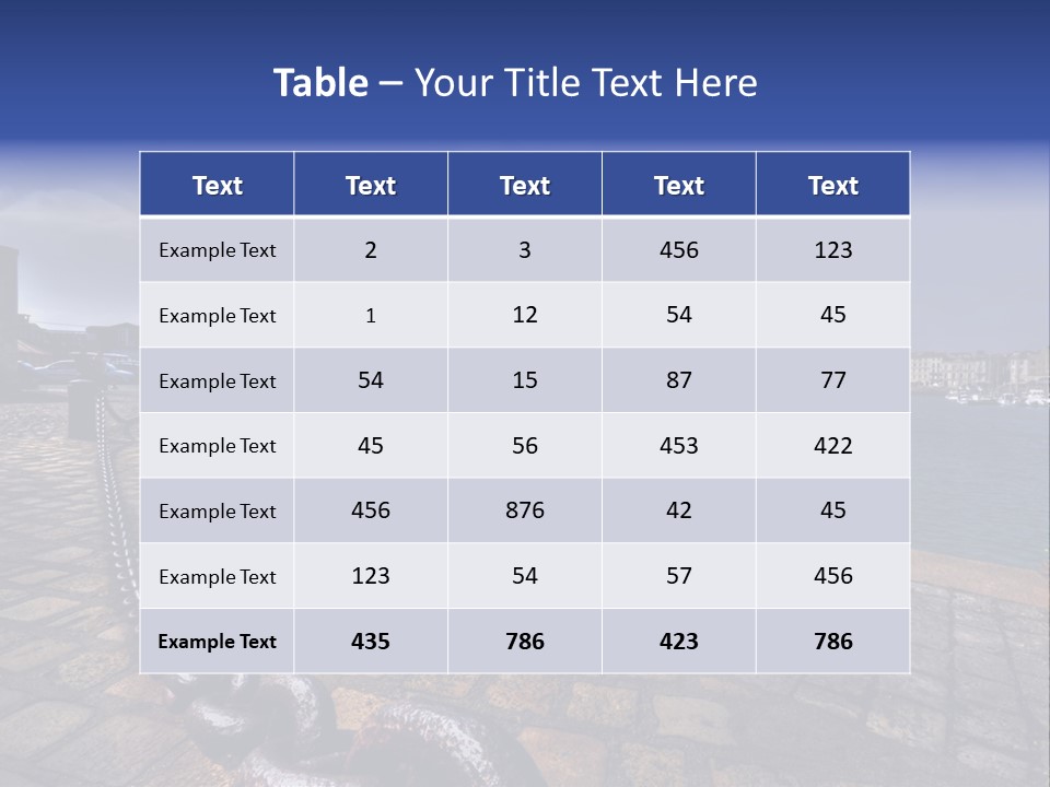 Travel Coast Shoreline PowerPoint Template