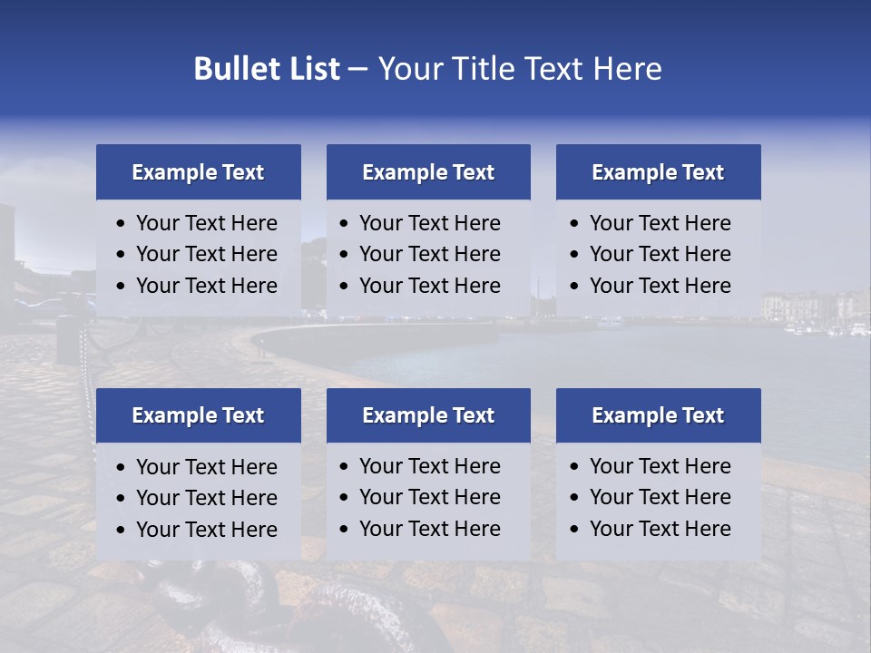 Travel Coast Shoreline PowerPoint Template