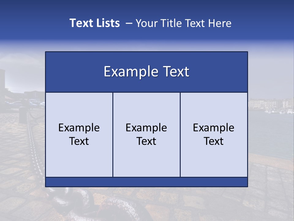 Travel Coast Shoreline PowerPoint Template