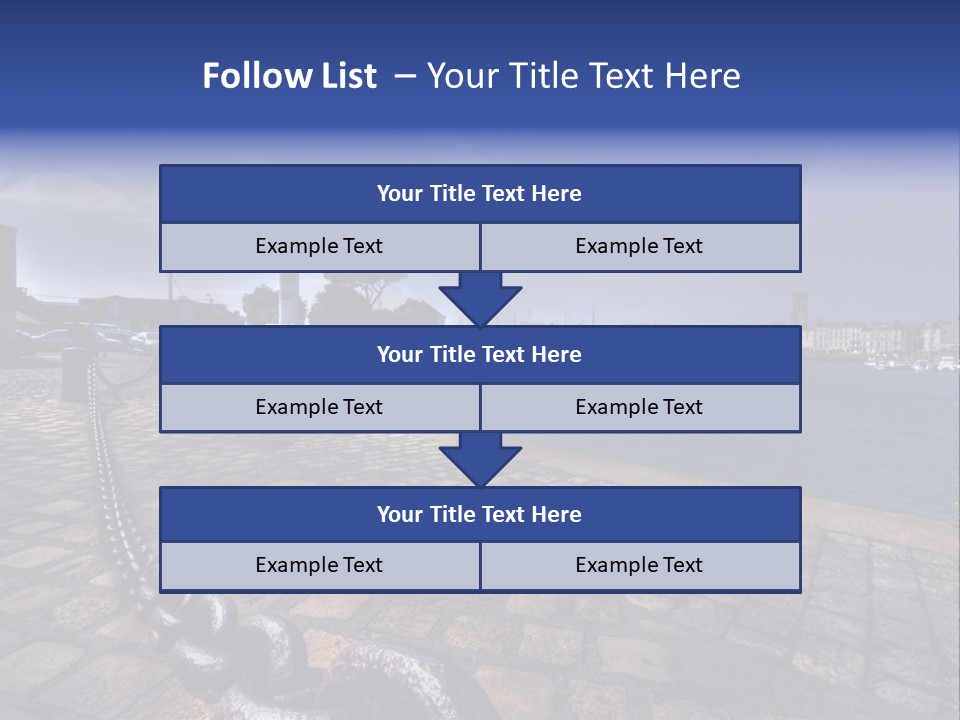 Travel Coast Shoreline PowerPoint Template