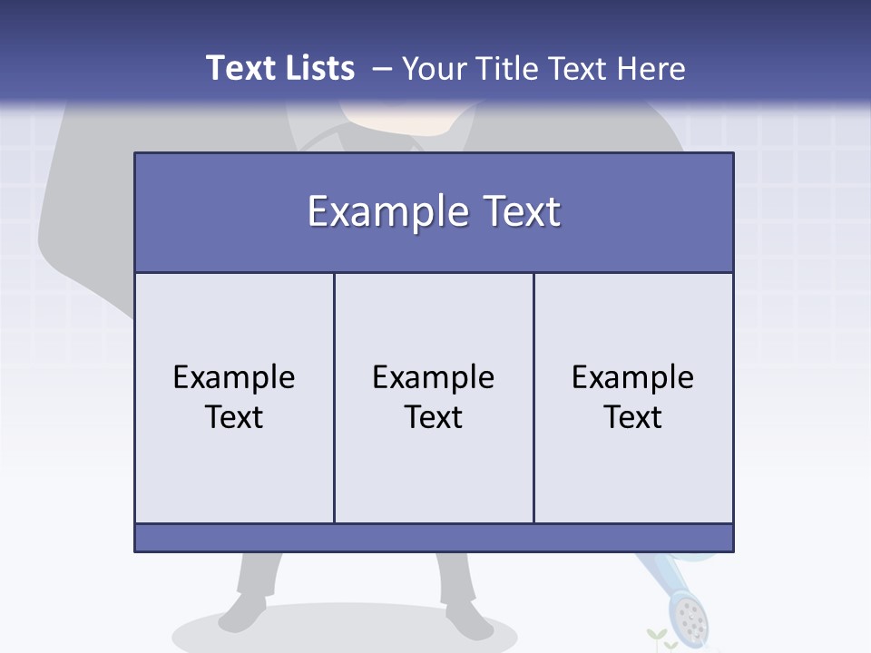 A Man In A Suit Is Looking At A Bar Chart PowerPoint Template