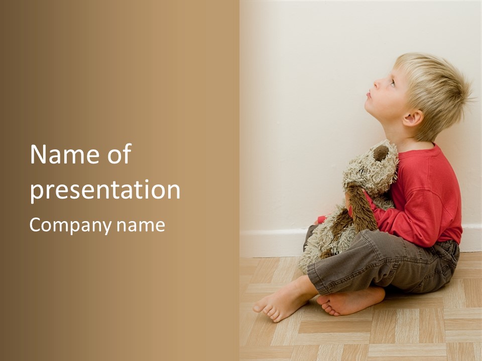 Toy Autistic Vulnerable PowerPoint Template