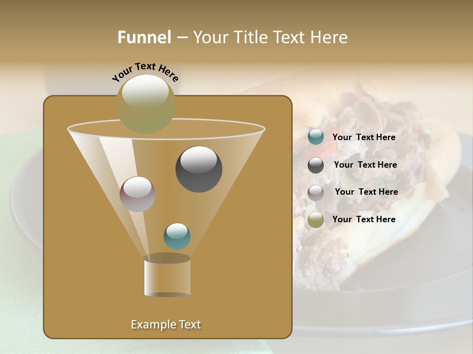 Mozzarella Hoagie Cuisine PowerPoint Template