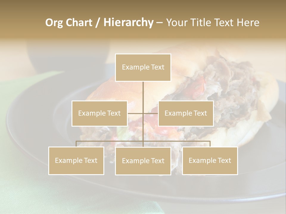 Mozzarella Hoagie Cuisine PowerPoint Template