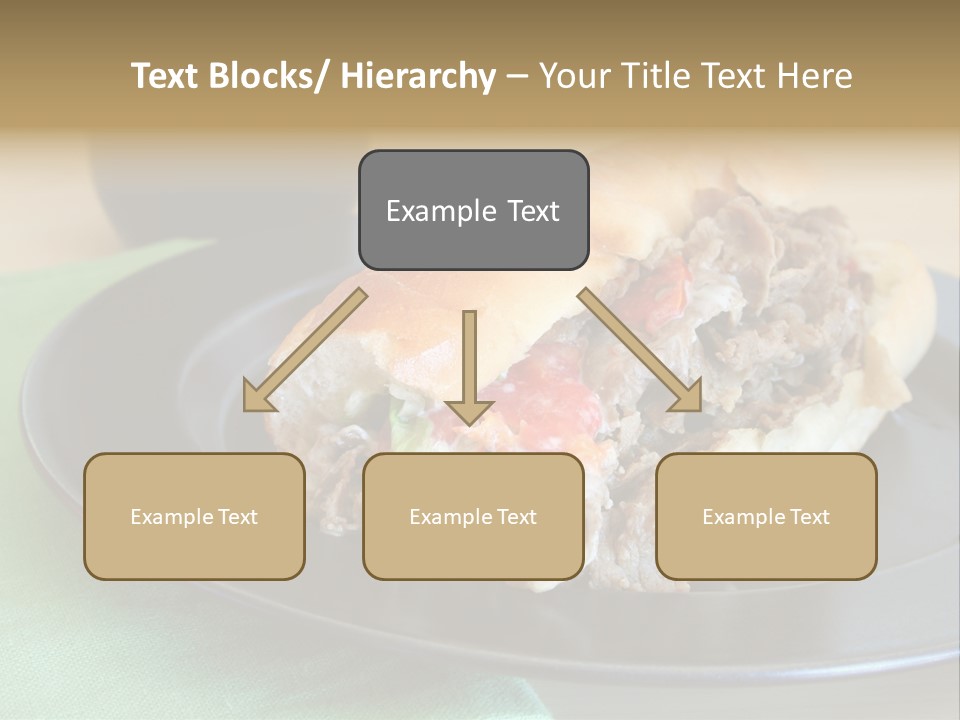 Mozzarella Hoagie Cuisine PowerPoint Template