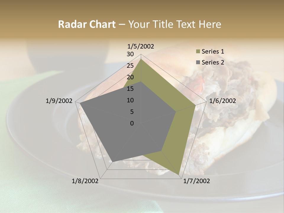 Mozzarella Hoagie Cuisine PowerPoint Template