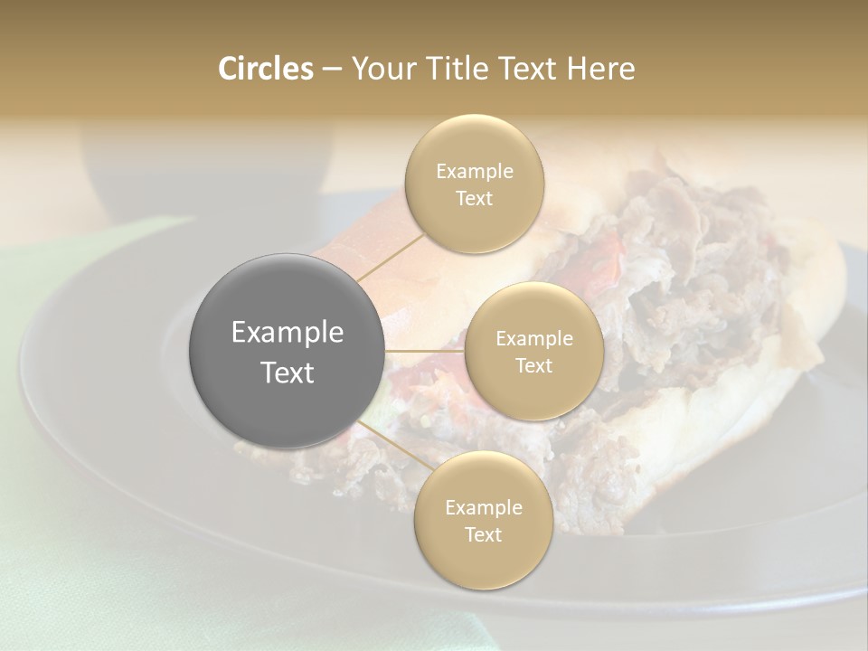 Mozzarella Hoagie Cuisine PowerPoint Template
