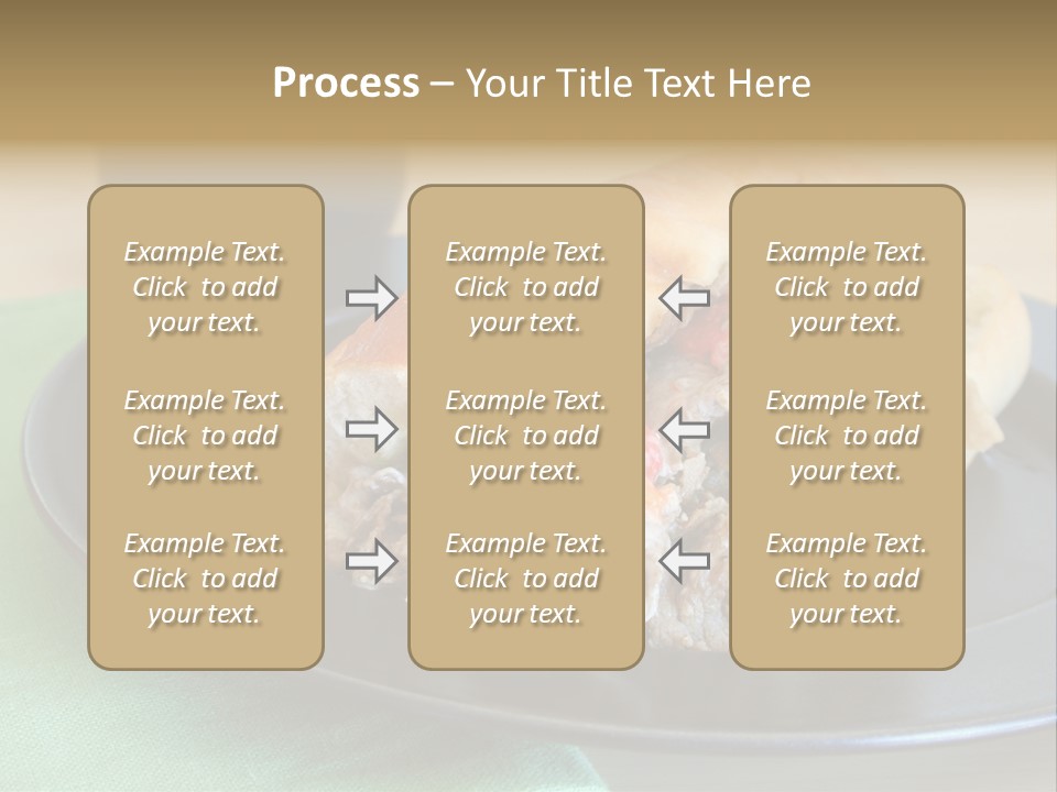 Mozzarella Hoagie Cuisine PowerPoint Template