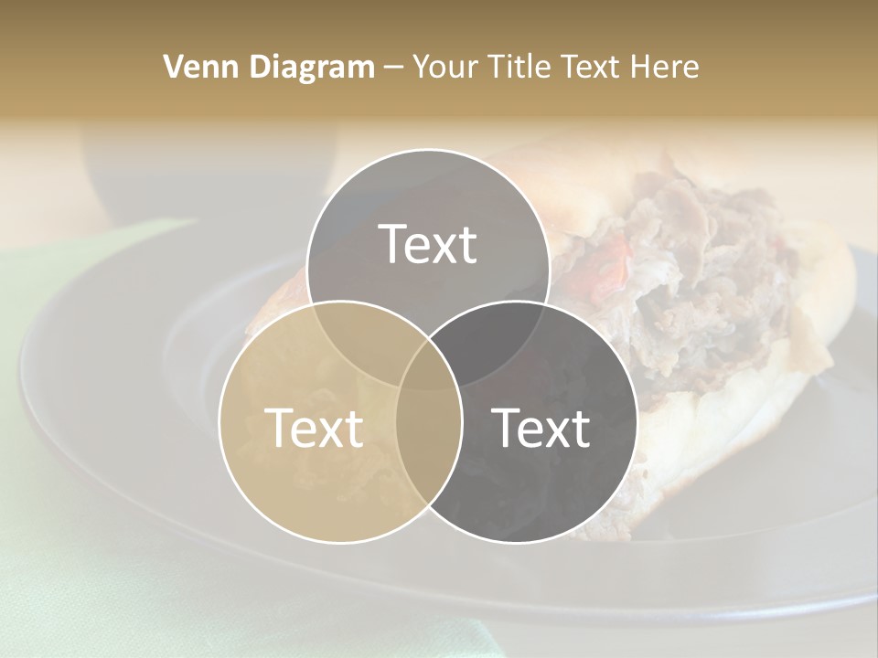 Mozzarella Hoagie Cuisine PowerPoint Template