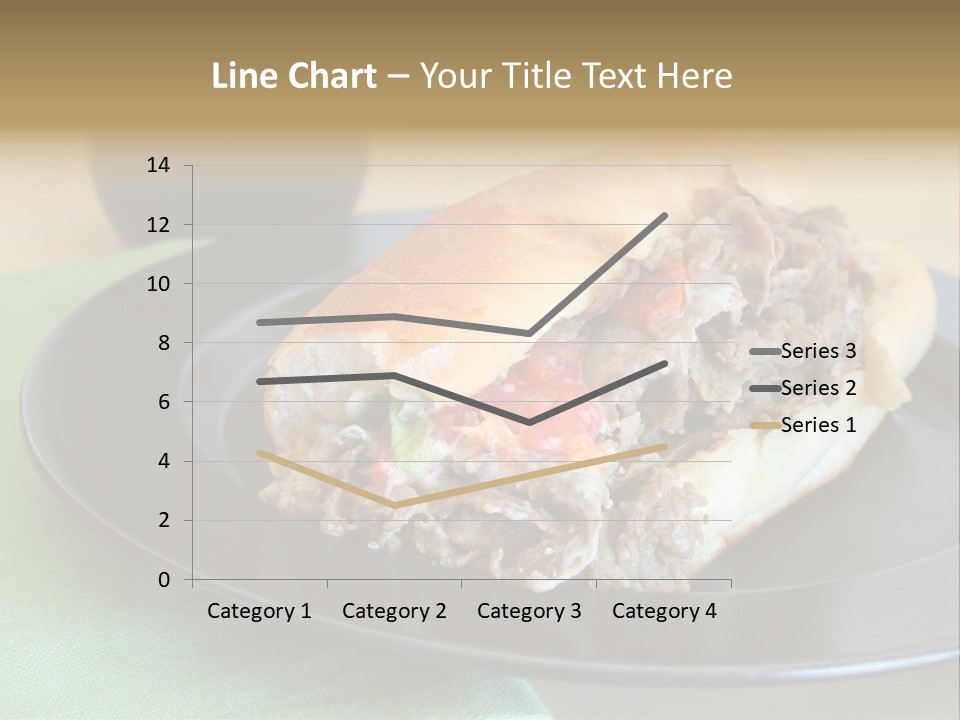 Mozzarella Hoagie Cuisine PowerPoint Template