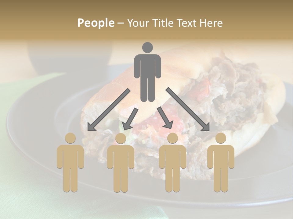 Mozzarella Hoagie Cuisine PowerPoint Template