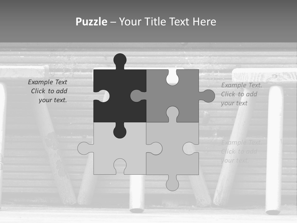 Leg Old Furniture PowerPoint Template