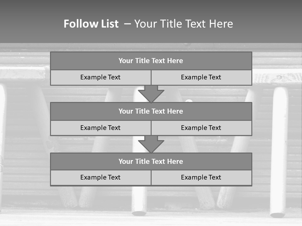 Leg Old Furniture PowerPoint Template