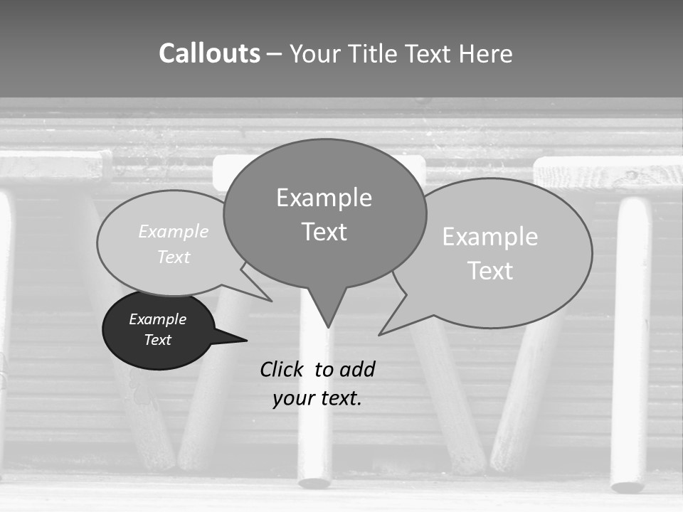 Leg Old Furniture PowerPoint Template