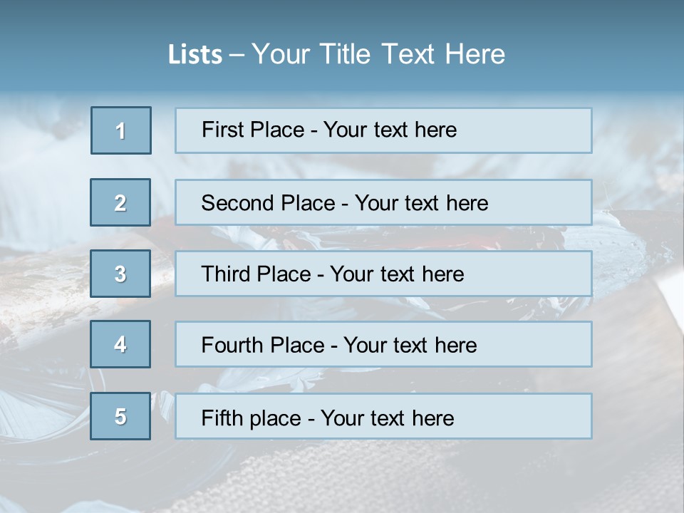 Colorful Artistic Abstract PowerPoint Template