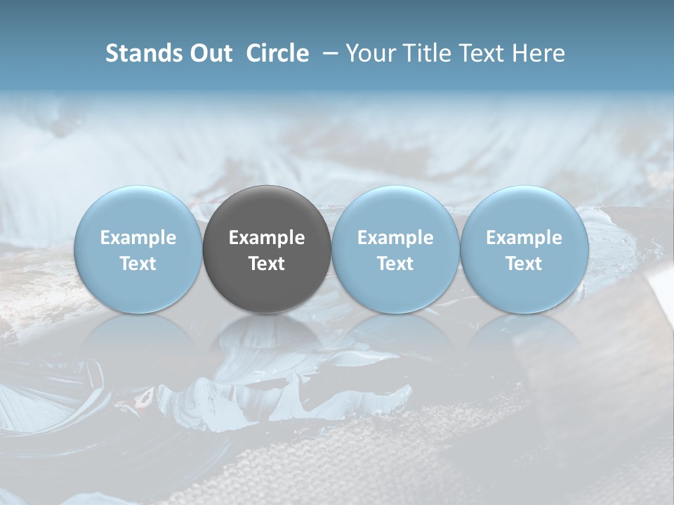 Colorful Artistic Abstract PowerPoint Template