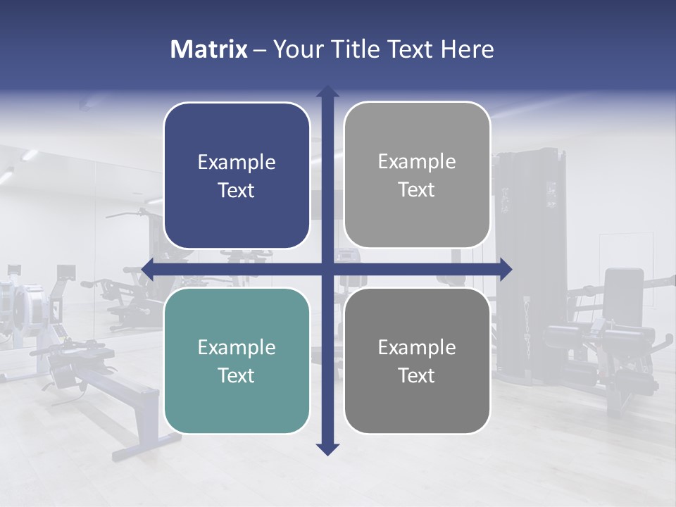 Speaker Fitness Light PowerPoint Template