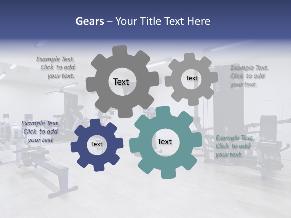 Speaker Fitness Light PowerPoint Template