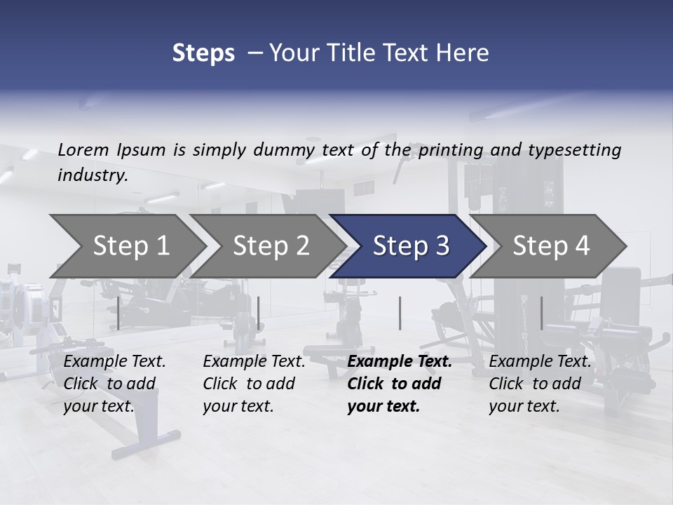 Speaker Fitness Light PowerPoint Template