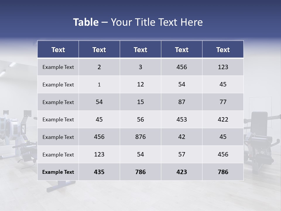 Speaker Fitness Light PowerPoint Template