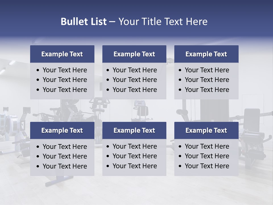 Speaker Fitness Light PowerPoint Template